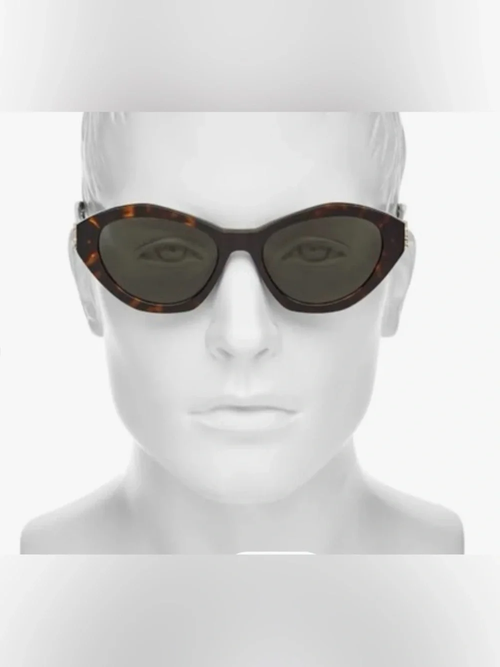 Saint Laurent Tortoiseshell Cat-Eye Sunglasses - Brown